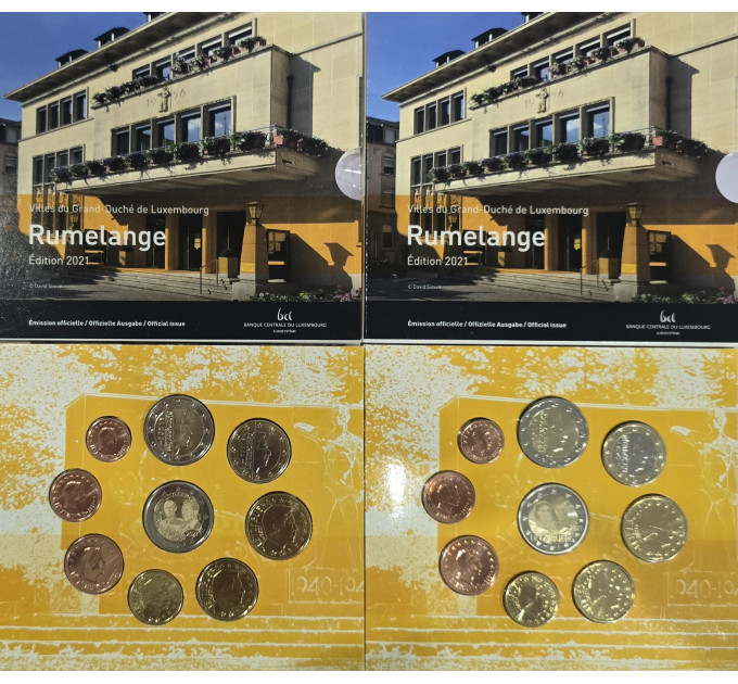 Luksemburg euro komplekt BU 2021 – Rumelange'i linn