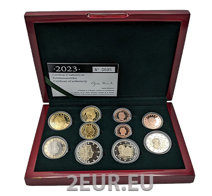 Luksemburg Euromüntide komplekt Proof 2023