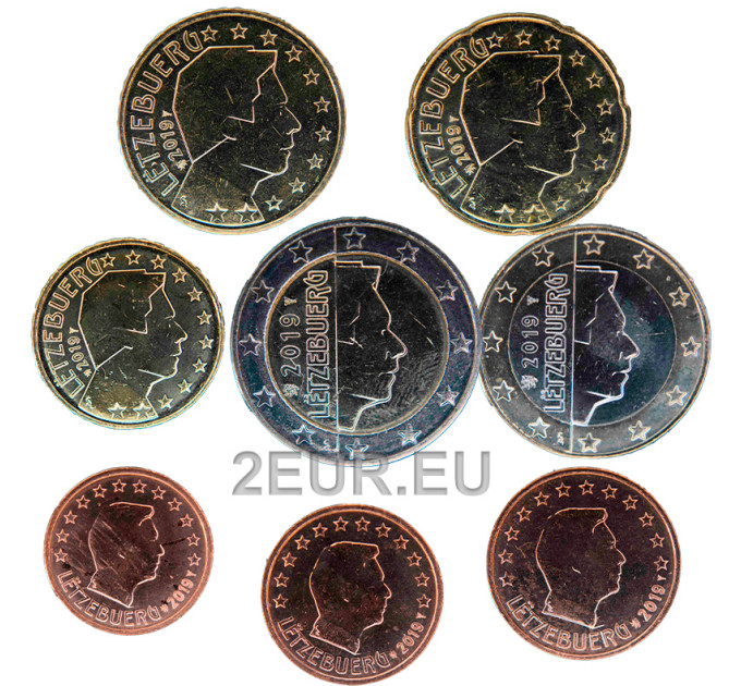 Luksemburg 2019 - Euro komplekt UNC