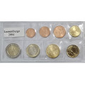 Luksemburg Euro komplekt UNC 2004