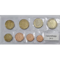Luksemburg Euro komplekt UNC 2011