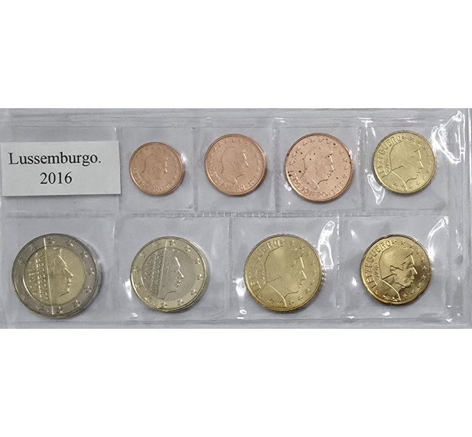 Luksemburg Euro komplekt UNC 2016