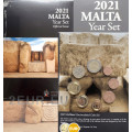 Malta euro komplekt BU 2021 - Tarxieni templid