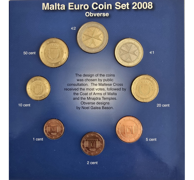 Malta Euro komplekt BU 2008