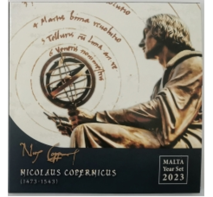 Malta euro komplekt BU 2023 – Nikolaus Kopernik