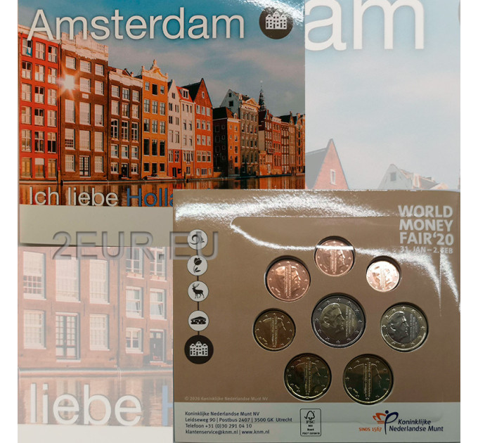 Hollandi eurokomplekt BU 2020 - Amsterdam