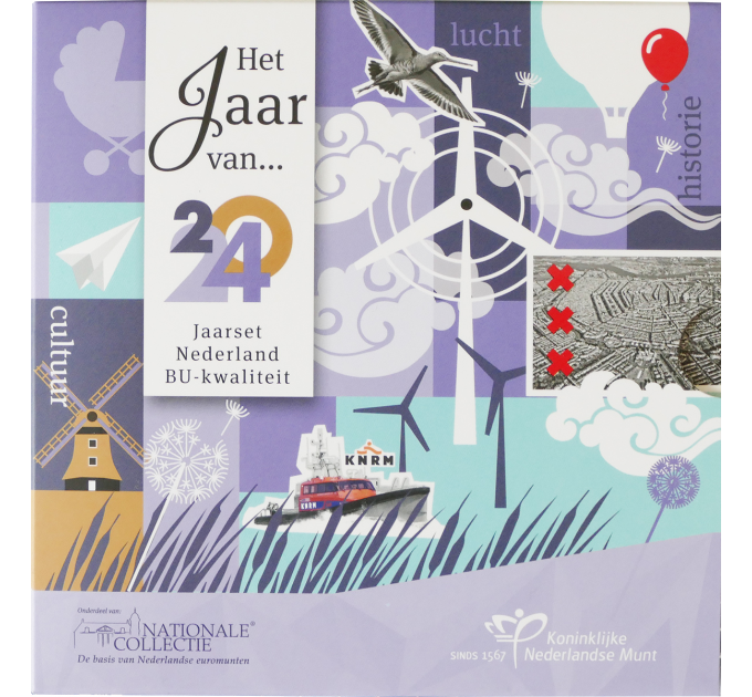 Hollandi eurokomplekt BU 2024 - Elemendid – õhk