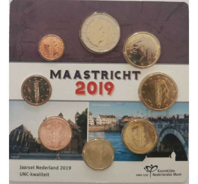 Holland Euromüntide komplekt UNC 2019