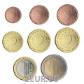 Holland Euromüntide komplekt UNC 2002