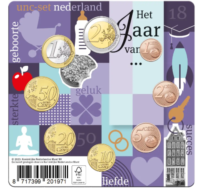Holland Euromüntide komplekt UNC 2024
