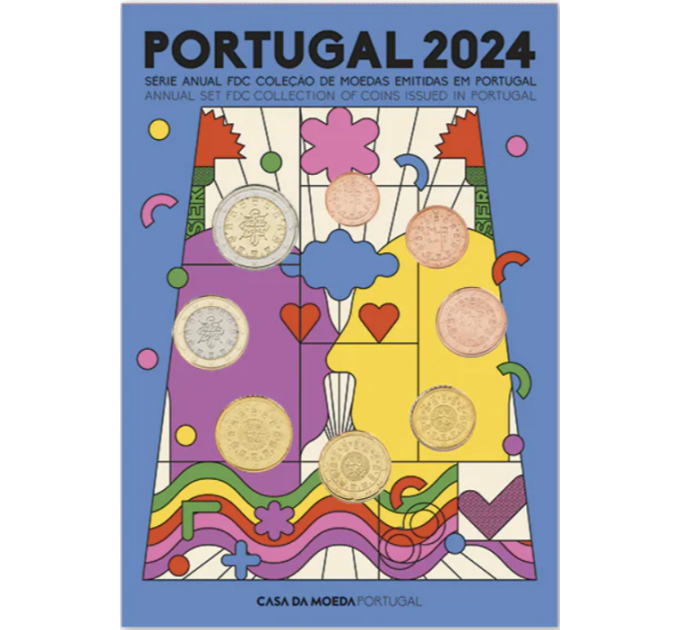 Portugal Euro komplekt FDC 2024