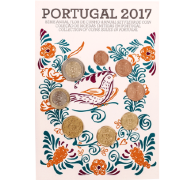 Portugal 2017 – Euro komplekt FDC