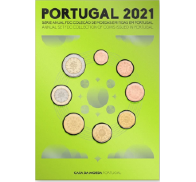 Portugal 2021 – Euro komplekt FDC
