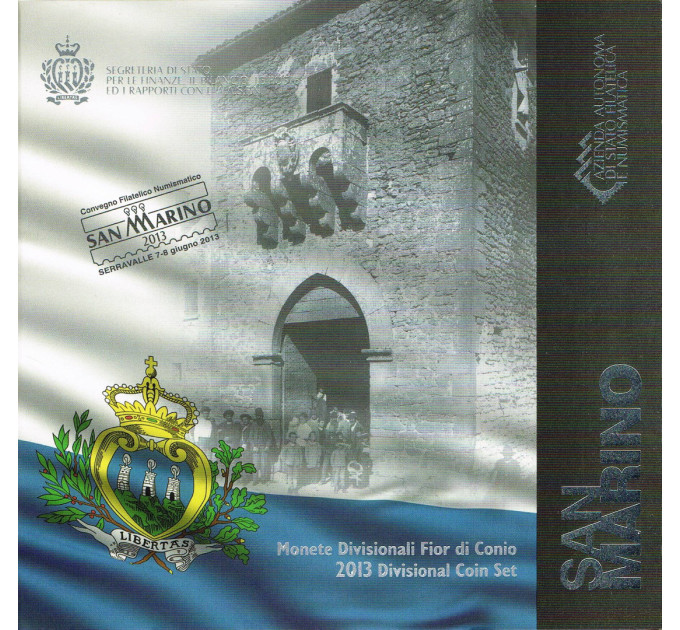 San Marino Euro komplekt BU 2013