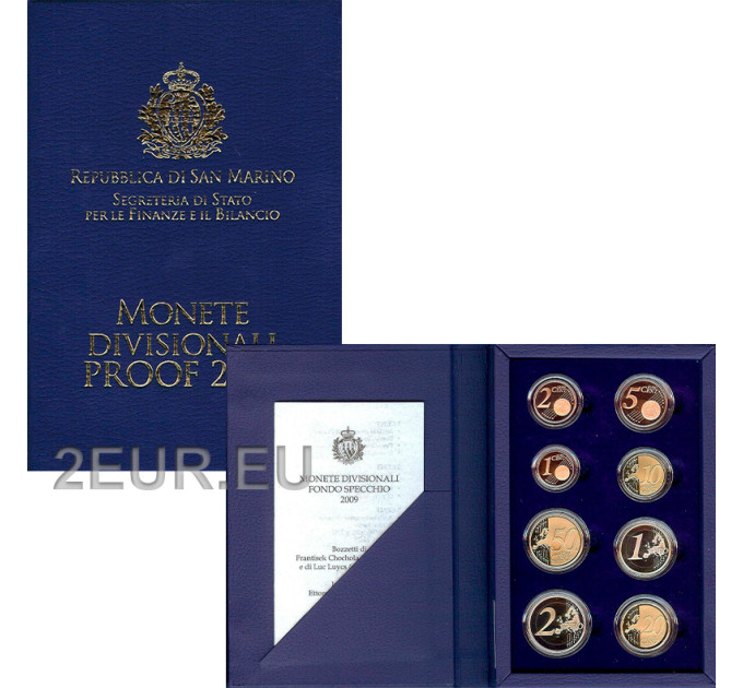 San Marino Euro komplekt proof 2009