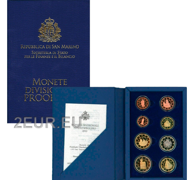 San Marino Euro komplekt proof 2010