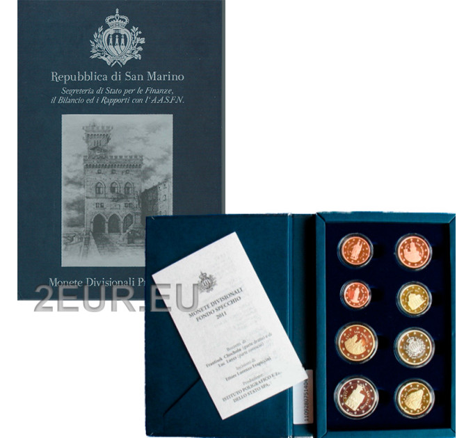 San Marino Euro komplekt proof 2011 
