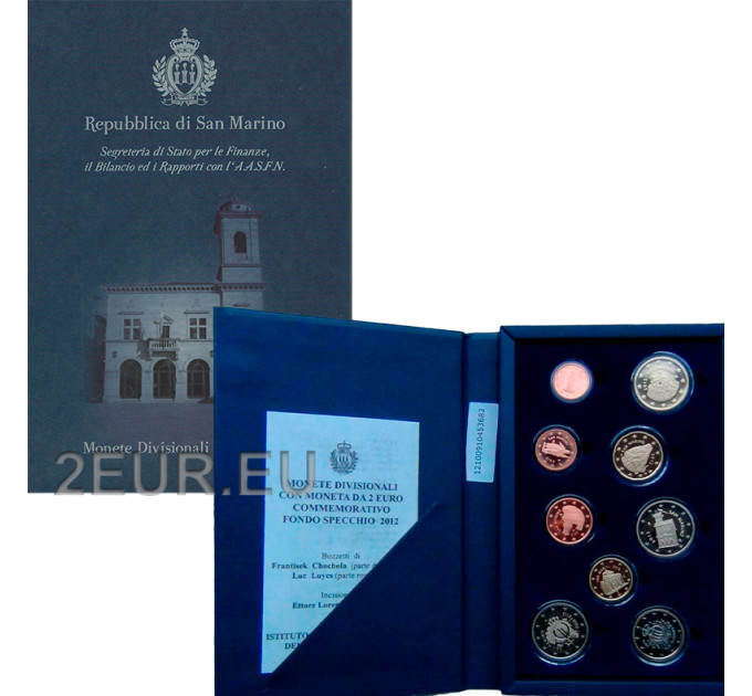 San Marino Euro komplekt proof 2012