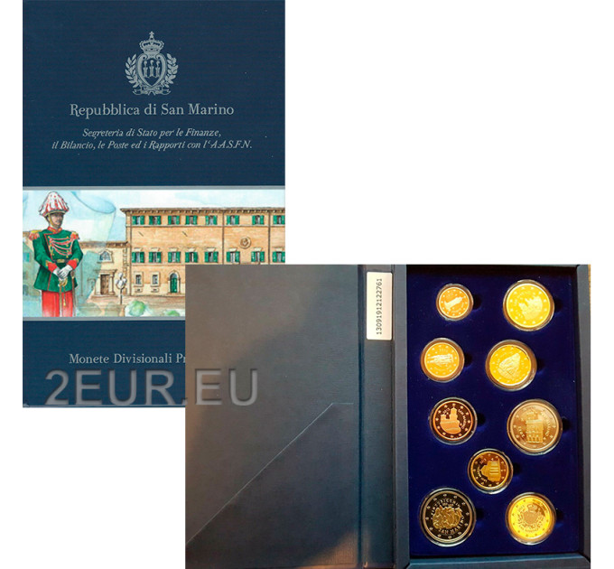 San Marino Euro komplekt proof 2013 