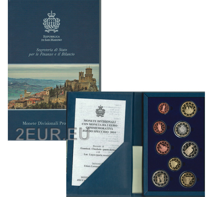 San Marino Euro komplekt proof 2014 