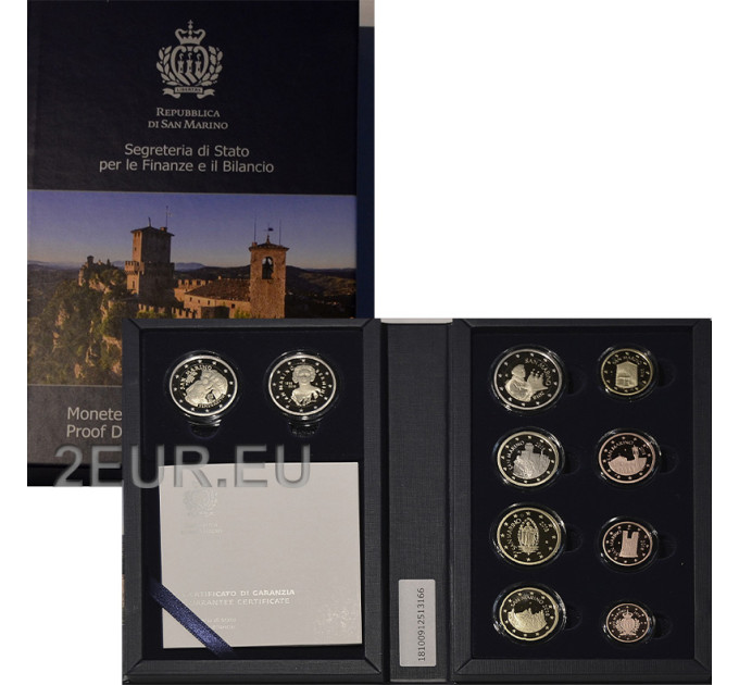 San Marino Euro komplekt proof 2018