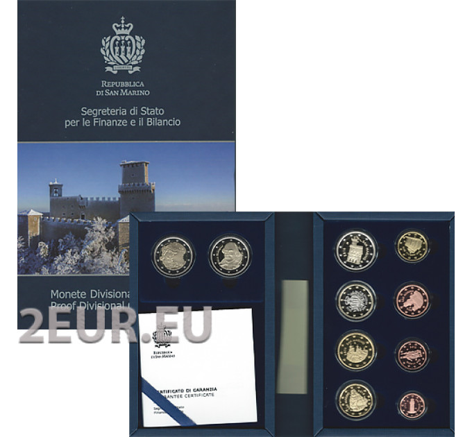 San Marino Euro komplekt proof 2016
