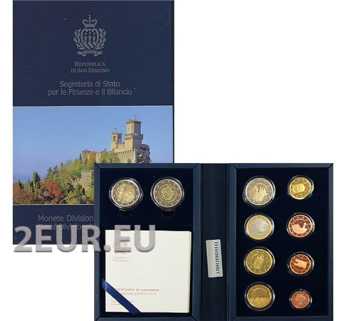 Сан-Марино Eвро набор proof 2017