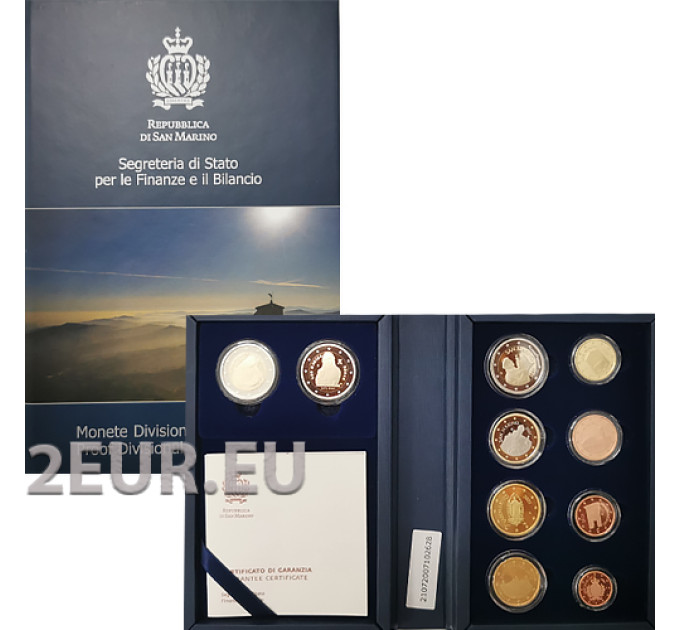 San Marino Euro komplekt proof 2021 