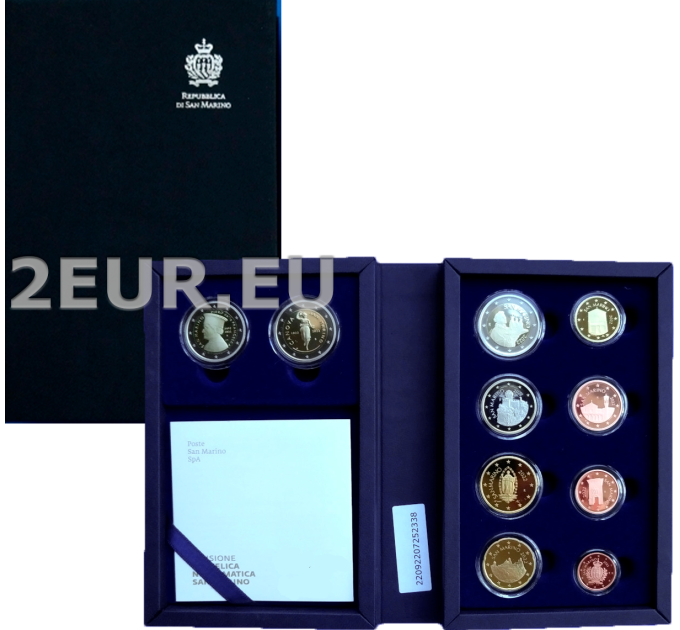 San Marino Euro komplekt proof 2022 