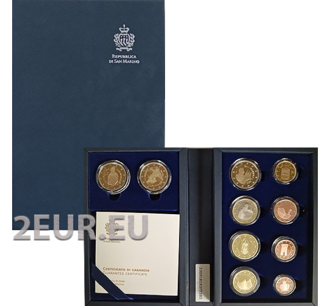 San Marino Euro set proof 2023