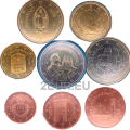 San Marino Euro komplekt UNC MIX 2017 - 2020