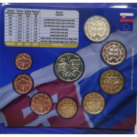 Slovakia Euro coin set BU 2024 - 20 Years in the EU Slovakia Euro coin set BU 2024 - 20 Years in the EU