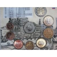 Slovakia Euro coin set BU 2012 - Historical Regions of Slovakia - Malokarpatsko, Myjavsko, Zahorie