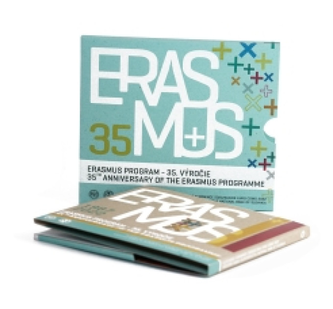 Словакия Eвро набор BU 2022 - 35 лет программе Erasmus