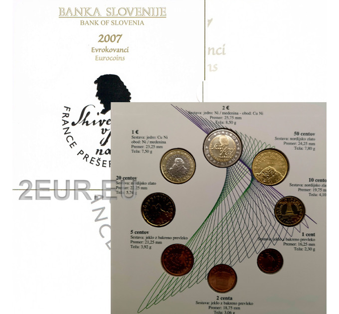 Sloveenia Euro komplekt BU 2007