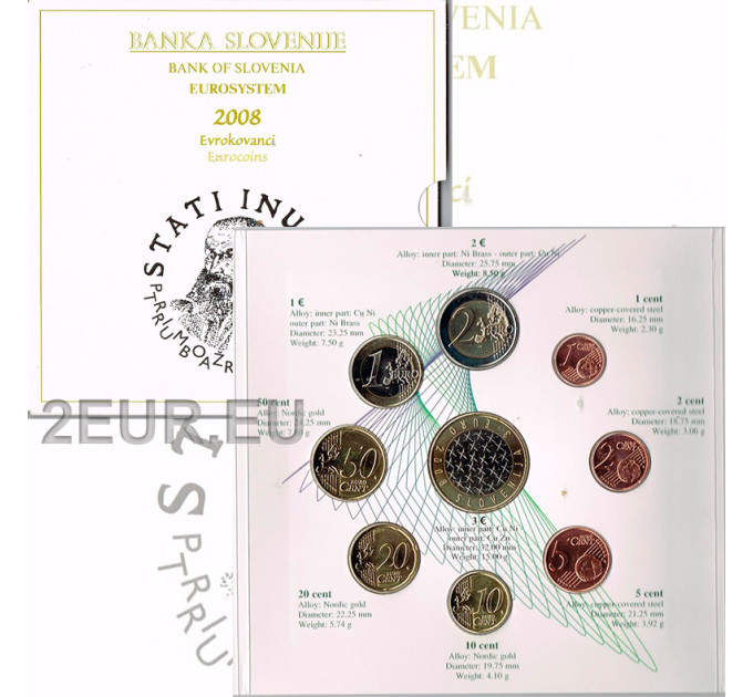 Sloveenia Euro komplekt BU 2008