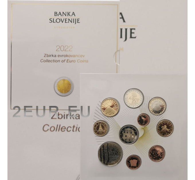 Sloveenia Euro komplekt proof 2022
