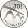 Sloveenia 30 eurone hõbe proof 2012 – Euroopa kultuuripealinn – Maribor