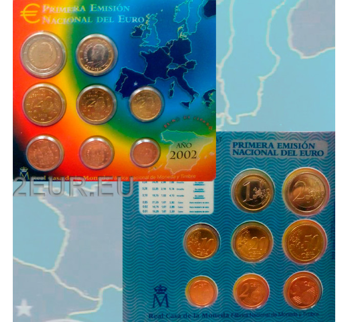 Hispaania komplekt BU 2002