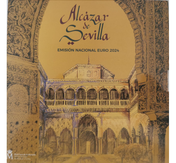 Hispaania komplekt BU 2024 - UNESCO maailmapärandi nimistus - Sevilla Alcazar