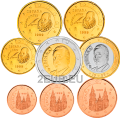 Hispaania Euro komplekt UNC 1999