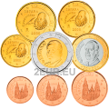 Hispaania Euro komplekt UNC 2000