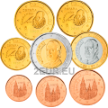 Hispaania Euro komplekt UNC 2007