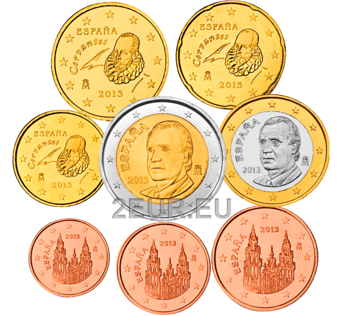 Hispaania Euro komplekt UNC 2013