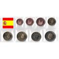 Hispaania Euro komplekt UNC 2019