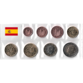 Hispaania Euro komplekt UNC 2022