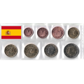 Hispaania Euro komplekt UNC 2024