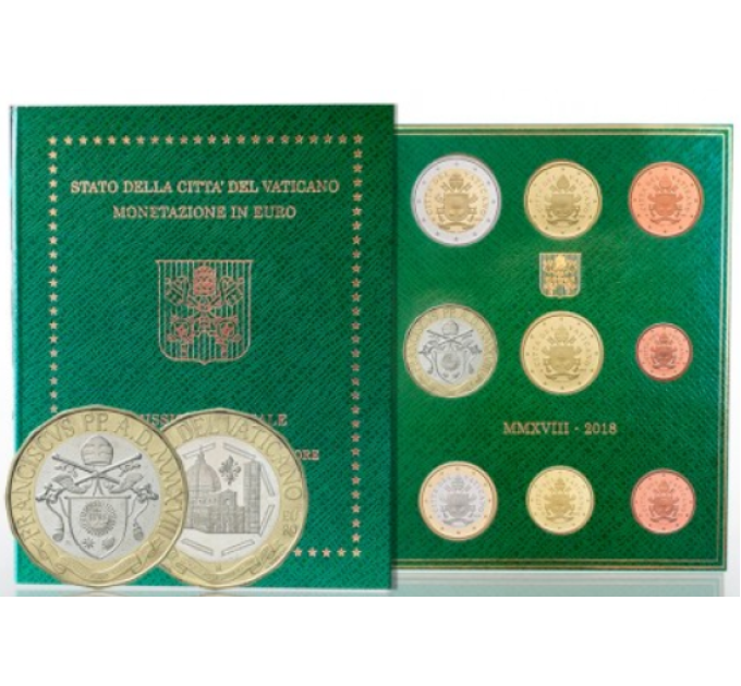 Vatikani komplekt BU + 5 EURO 2018 - Santa Maria del Fiore kupli 600. aastapäev