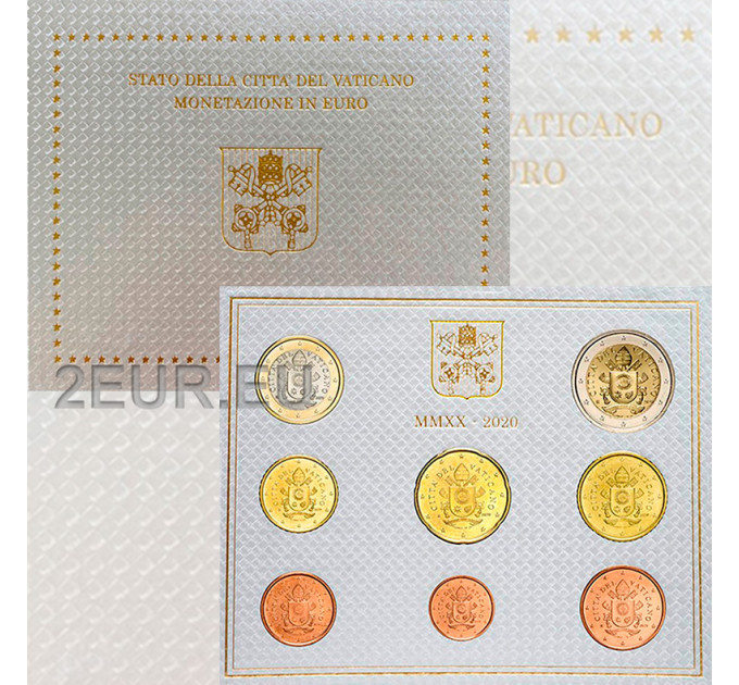 Vatikani komplekt BU 2020 - Euromüntide komplekt