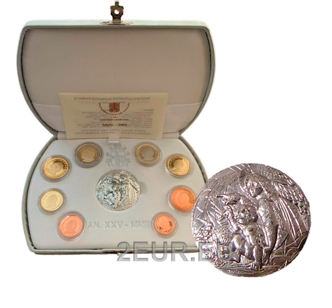 Vatikani komplekt proof 2003 - Euromüntide komplekt